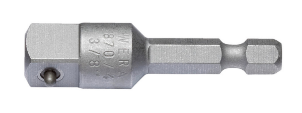 Снимка на Държач за вложки 1/4'' - 3/8'' L50мм WURTH 