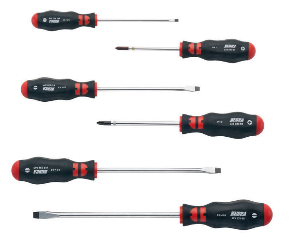 Снимка на Комплект отвертки SZ/PH, ZEBRA - 6 броя