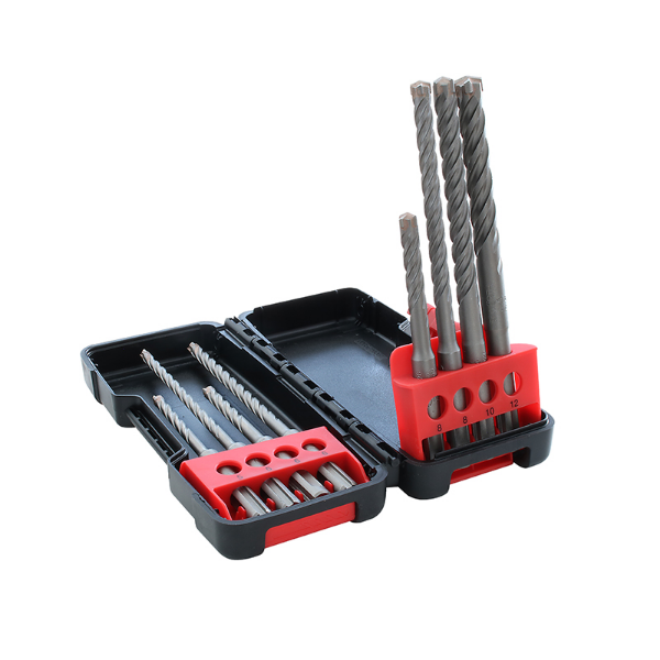 Снимка на К-кт свредла за бетон SDS-Plus 4-cutter 8 части