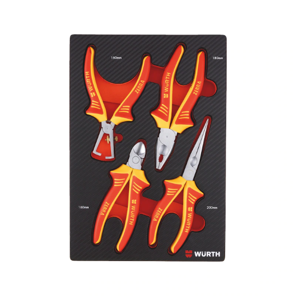 Снимка на К-т клещи 4 бр. к-т  VDE System ZEBRA  4.4.1