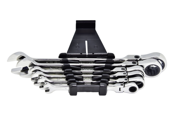 Снимка на К-т звездогаечни ключове с подвижна глава 6ч