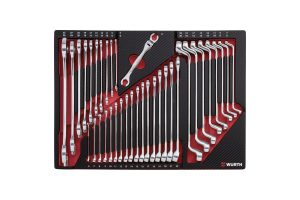 Снимка на К-кт ключове гаечни, звездогаечни, лули-36 бр ZEBRA