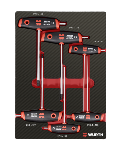 Снимка на Комплект Т-ключове външен 6стен 6 бр. ZEBRA