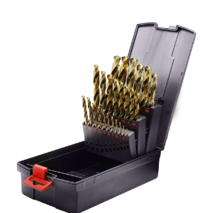 Снимка на Комплект свредла за метал HSCO ø1-13mm, 25бр. Red Line