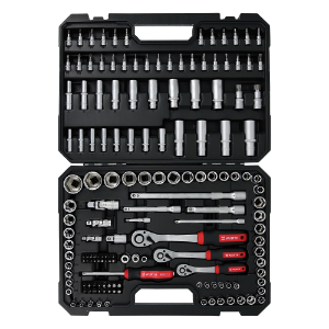 Снимка на К-т инструменти 1/4''3/8''1/2'' 154ч.RED STRIPE