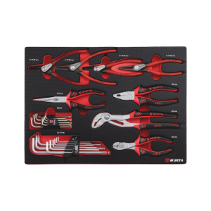 Снимка на К-т клещи и инбусни ключове - 25 части ZEBRA